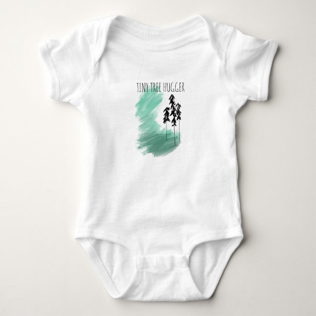 Body art de l'arbre vert scandinave simple moderne ment (Devant)