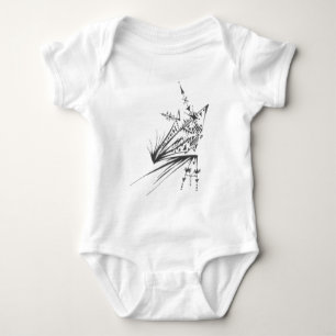 Body Art tribal abstrait étoile noir blanc tatouage