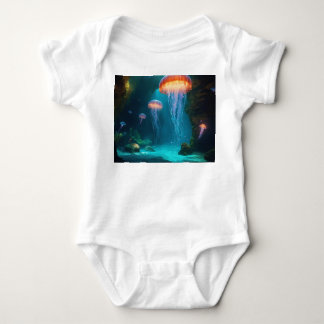 Body Artistic Jellyfish T-Shirt - Ethereal Glow on Dark