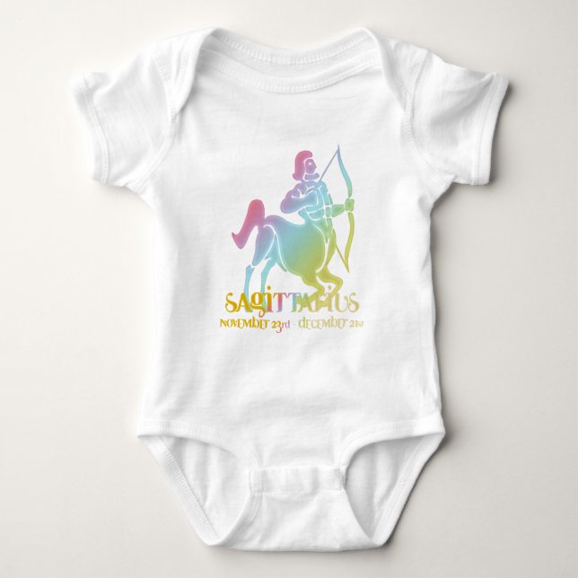 Body Astrologie Sagittaire Zodiac d5 Baby (Devant)
