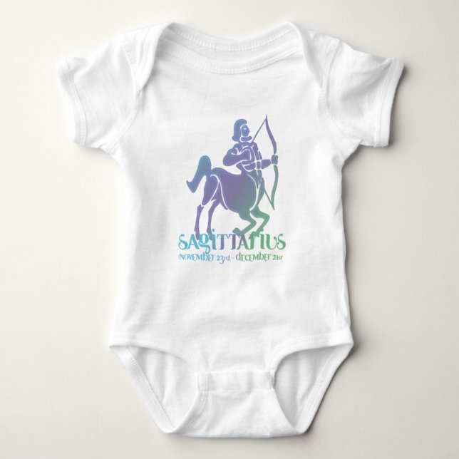 Body Astrologie Sagittaire Zodiac d6 Baby (Devant)