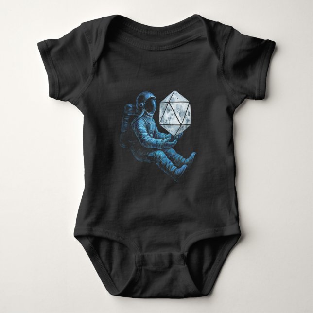 Body Astronaute avec dés de Lune (Devant)