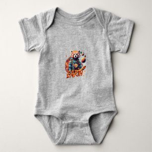Body astronaute de panda rouge