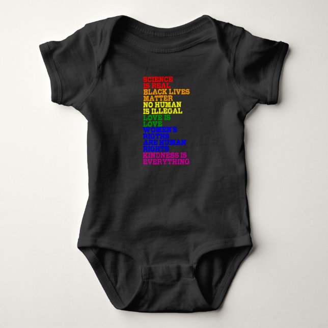 Body AUCUN ÊTRE HUMAIN N'EST ILLÉGAL LGBT Prith Moth LG (Devant)