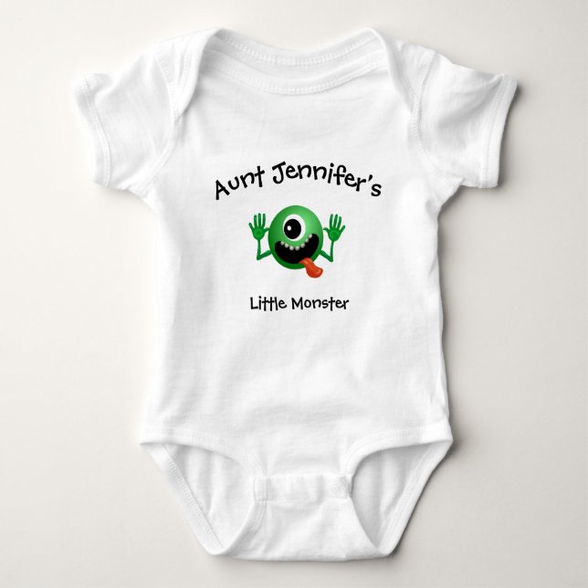 Body Aunt Newborn Little Monster Niece Nephew (Devant)