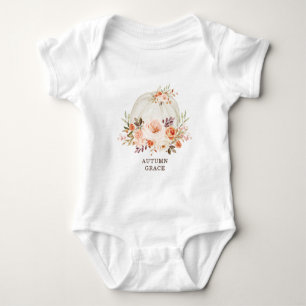 Body Automne doux Citrouille d'automne Floral Girl