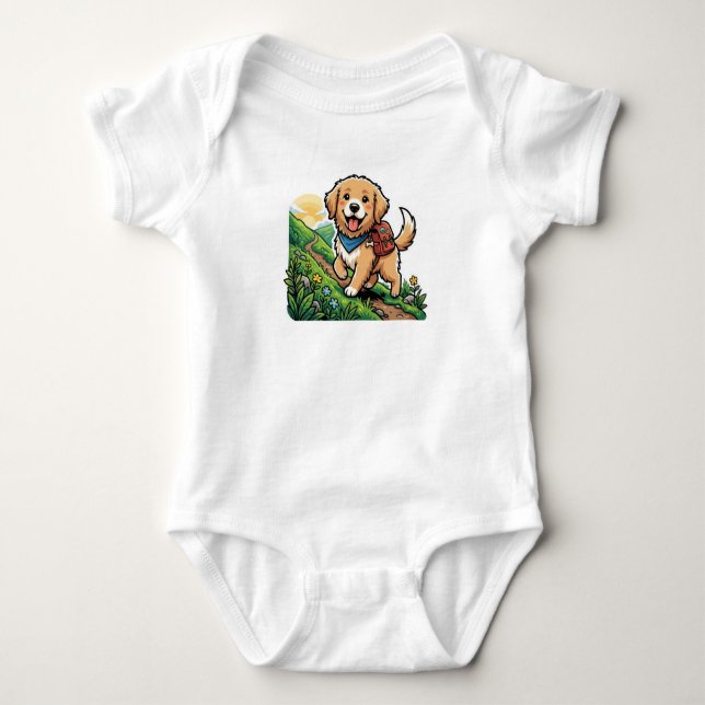Body Aventure de chiot Retriever doré de randonnée mign (Devant)