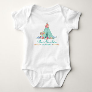 Body Aventure de TeePee Tribal Boho pour Bébé Fille