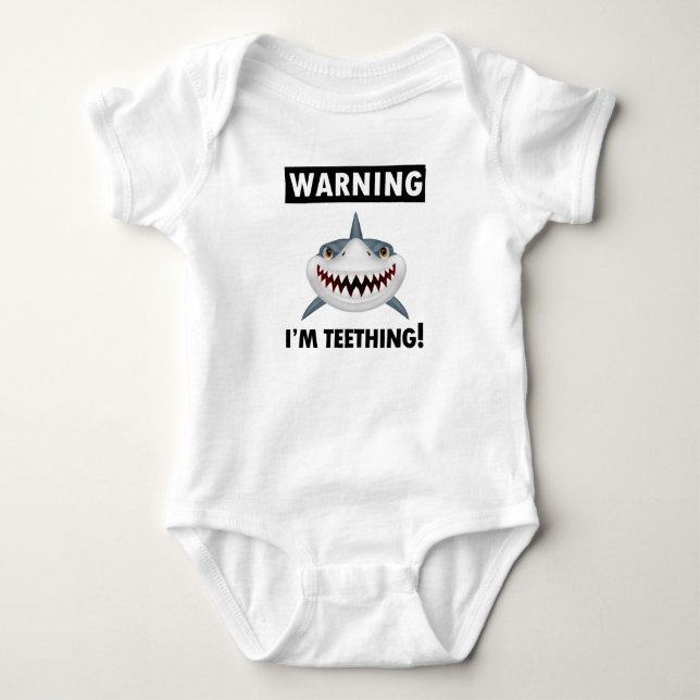 Body Avertissant je suis requin drôle Teething (Devant)