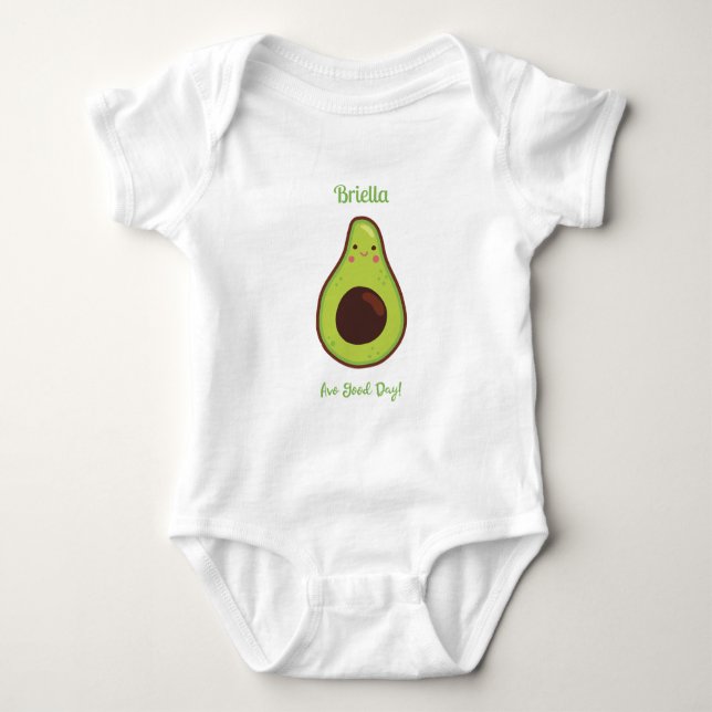 Body Avo Good Day Punny Avocado Personnalisé (Devant)