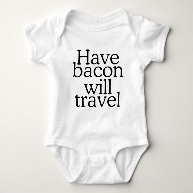 Body Avoir Bacon va voyager Typographie (Devant)