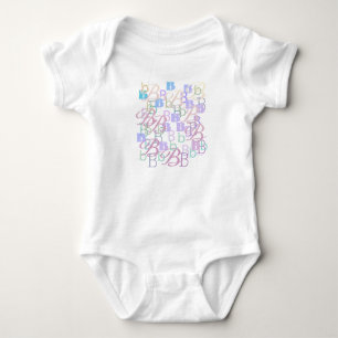 Body "B" Bébé Lettres Confettis