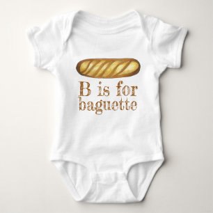 Body B est pour BAGUETTE French Pain Alphabet ABC