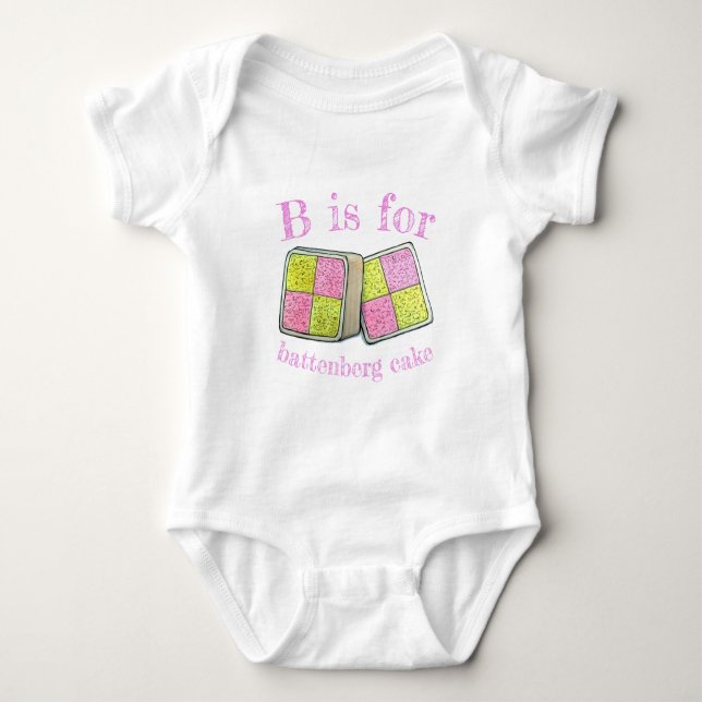 Body B est pour Battenberg Marzipan Sponge Cake UK Baki (Devant)
