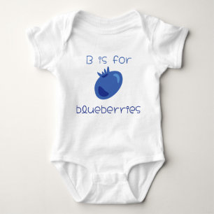 Body "B is for blueberries" Belle illustration de fruit