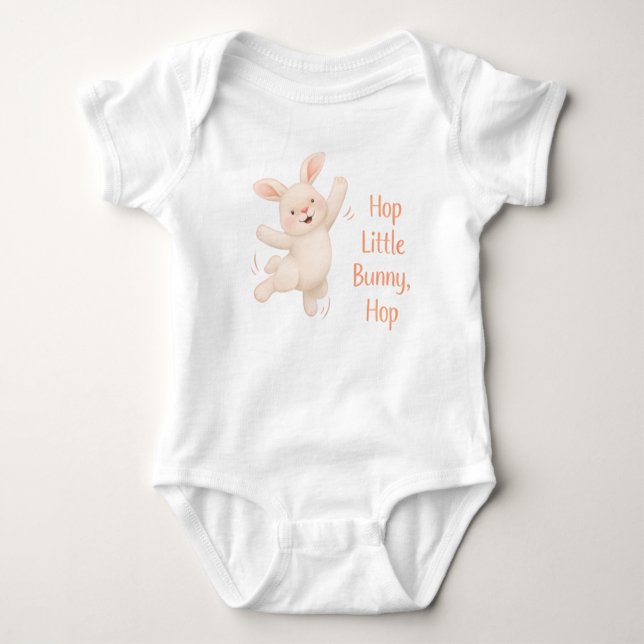 Body Baby Bodysuit – Hop Little Bunny, Hop (Devant)