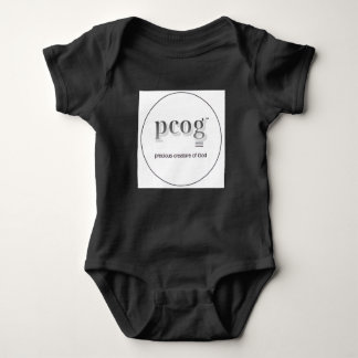 Body Baby bodysuit "pcog" acronym; heart, NO scripture