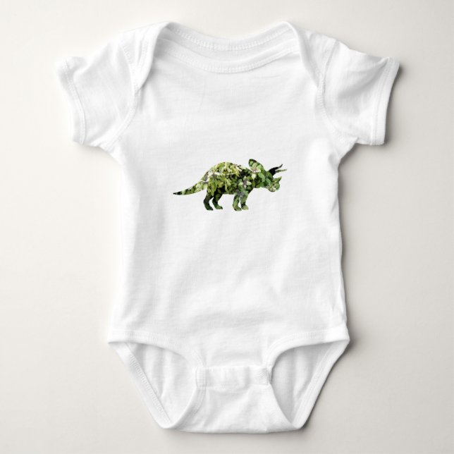 Body Baby boy Dinosaur Baby Jersey Bodysuit (Devant)
