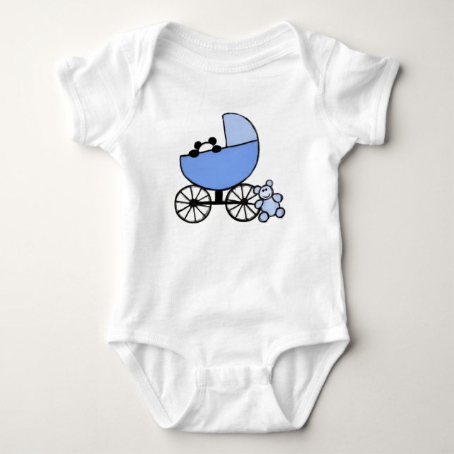 Body Baby Boy in Cradle - T-shirt (Devant)