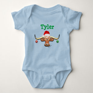 Body Baby Boy Longhorn Steer Baby Bodysuit