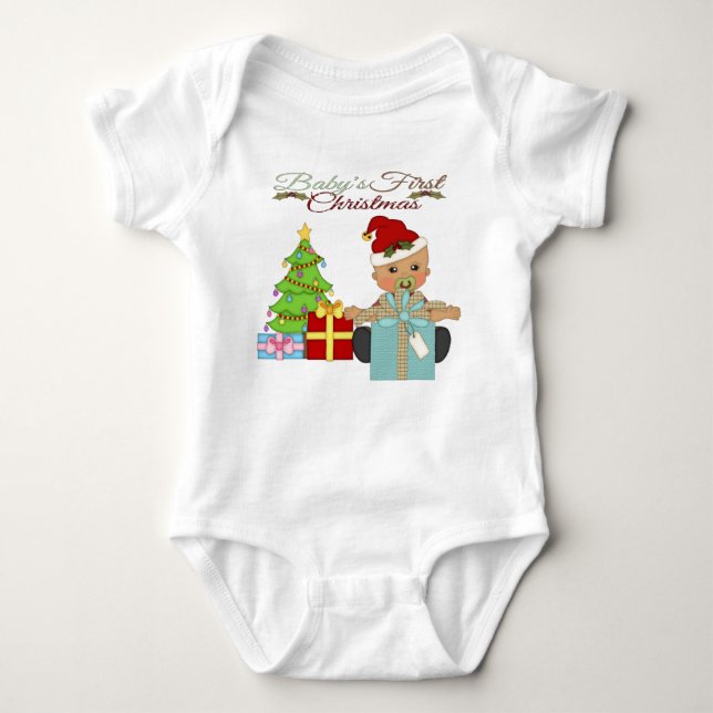 Body Baby Boy's 1st Christmas Infant Creeper (Devant)