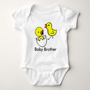 Body "Baby Brother" Cute Little Chickens Chemise bébé