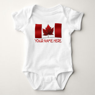 Body Baby Canada Drapeau Souvenir 1 pièce de bébé Bodys