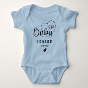 Body Baby Coming Bientôt Boy Blue Baby bodysuit