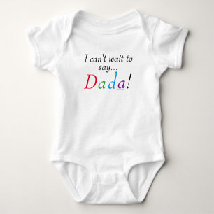 Body Baby Dada Dit Fun Infant Chemise
