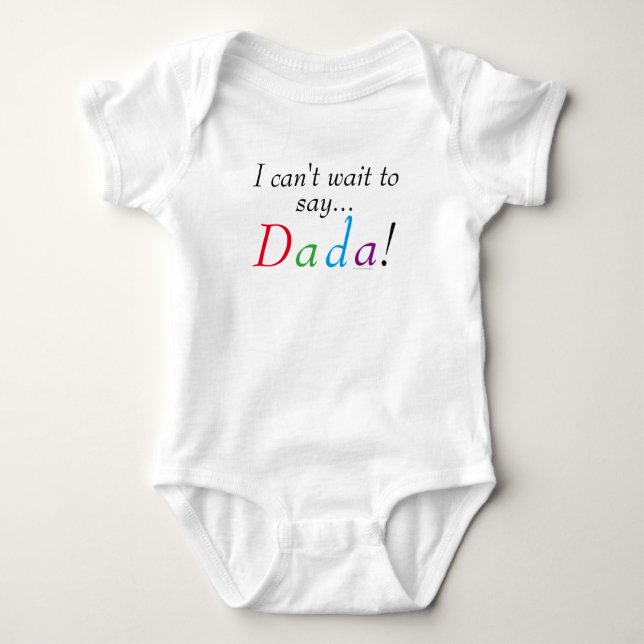 Body Baby Dada Dit Fun Infant Chemise (Devant)
