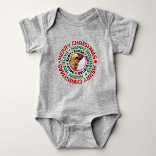 Body Baby First Christmas Photo Holiday Personnaliser