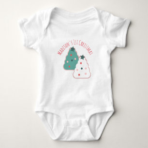 Body Baby First Christmas Tree Cookies Holiday Festive