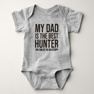 Body Baby Funny Chasse Jersey Bodysuit Chemise par Papa
