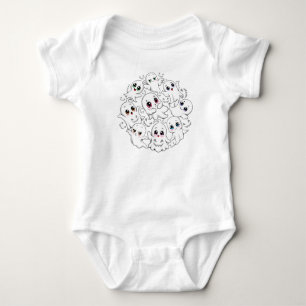 Body Baby Ghosts Éffrayant mignon Halloween humeur