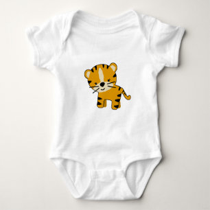 Body Baby Girl Cartoon Tiger