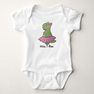 Body Baby Girl Dinosaur Miss T-Rex Bodysuit