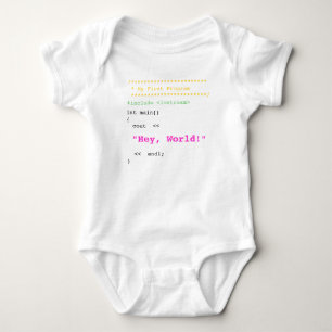 Body Baby Girl First C++ Programme