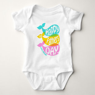 Body Baby Girl First Fête des pères Chemise Whale