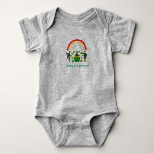 Body Baby Leprechaun Shamrock Rainbow