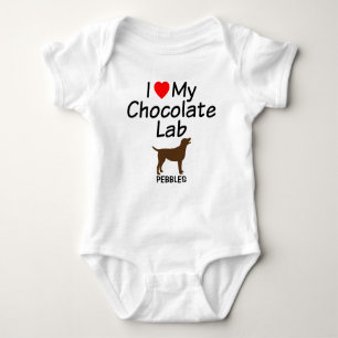 Body Baby Loves Chocolate Lab Chien