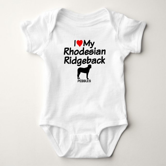Body Baby Loves Rhodesian Ridgeback Chig (Devant)
