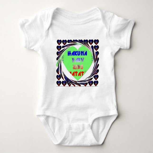 Body Baby Luminous Hearts Hakuna Matata Baby Design (Devant)