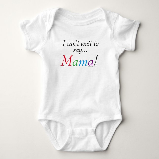 Body Baby Mama Dit Fun Infant Chemise (Devant)