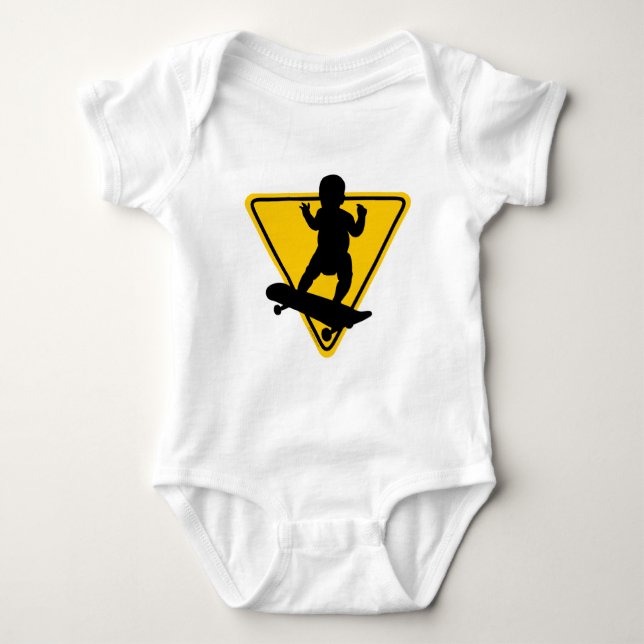 Body Baby on (Patinage) Board Baby Romper (Devant)