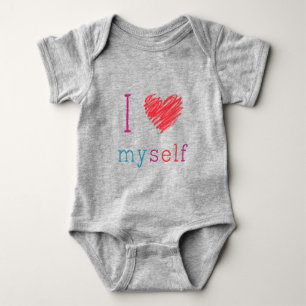 Body Baby one piece dit "Je me coeur"