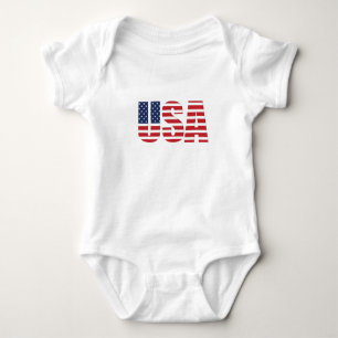 Body Baby Patriotic USA