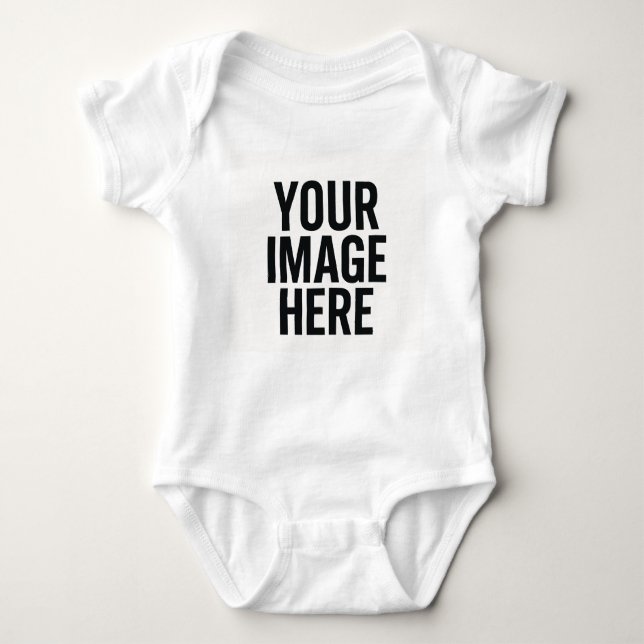 Body Baby Photo Upload Bodysuit Shirt (Devant)