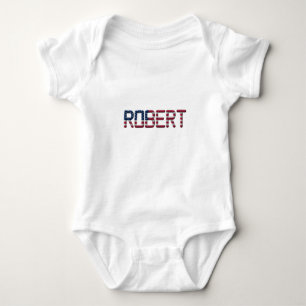 Body Baby Robert Patriot USA Stars and Stripes Nom