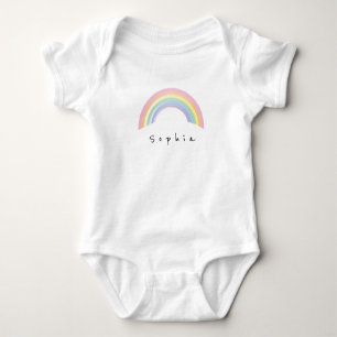 Body baby shower arc-en-ciel doux