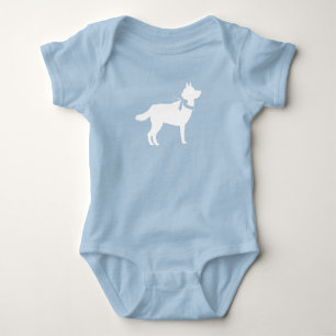 Body Baby Shower Chien Husky Sibérien